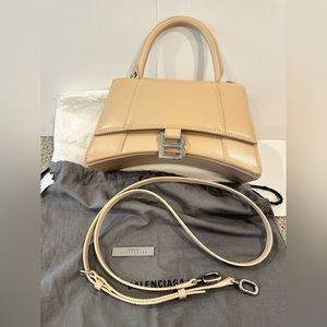 Small Balenciaga in Nude smooth Calfskin